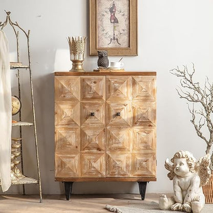 🪵 Elegant Wooden Sideboard 🏡✨ Modern Storage Cabinet 🌿