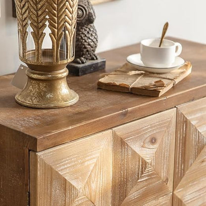 🪵 Elegant Wooden Sideboard 🏡✨ Modern Storage Cabinet 🌿