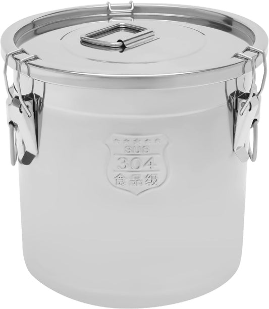 ☕ Stainless Airtight Canister 🌿 | Fresh & Stylish Storage ✨