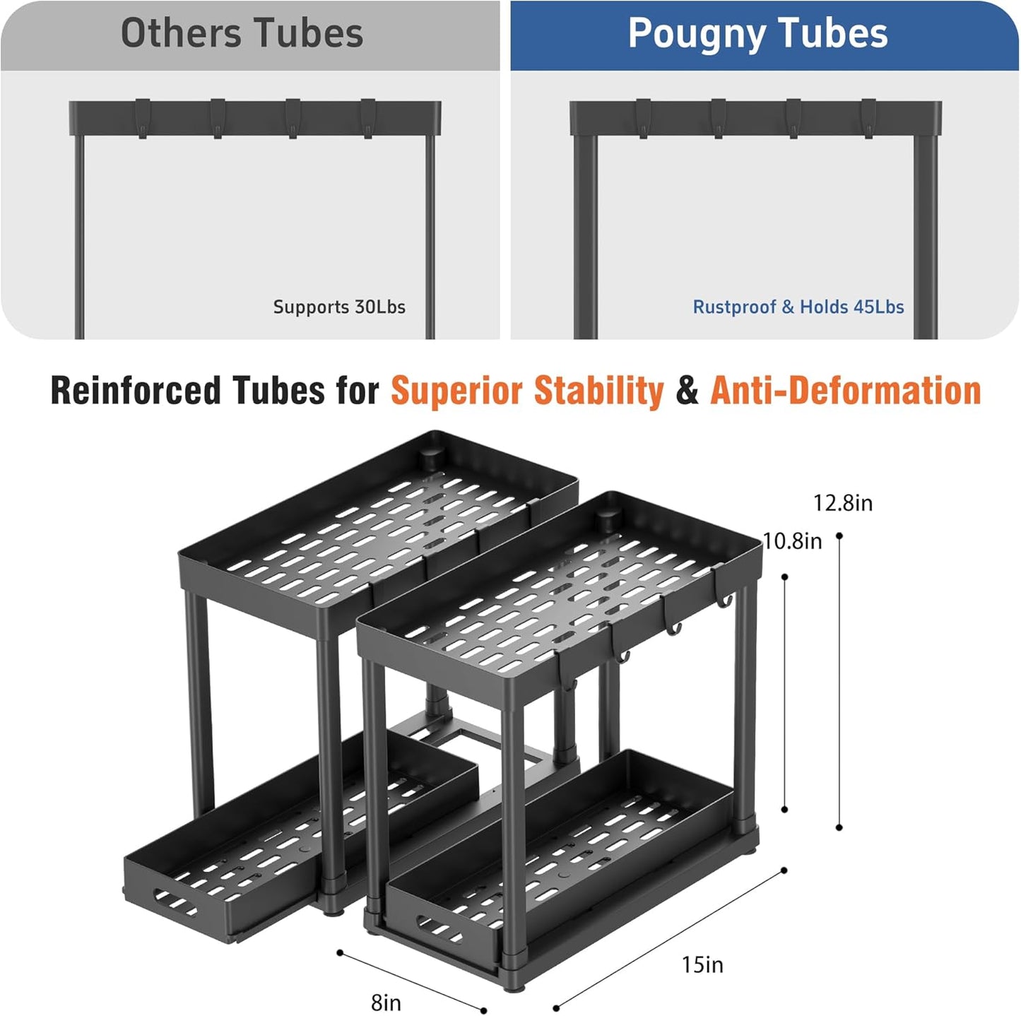 🗄️ Pull-Out Storage Organizer 🌿 | Tidy & Stylish Home ✨🏡
