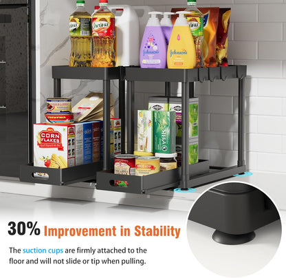 🗄️ Pull-Out Storage Organizer 🌿 | Tidy & Stylish Home ✨🏡