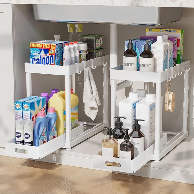 🗄️ Pull-Out Storage Organizer 🌿 | Tidy & Stylish Home ✨🏡