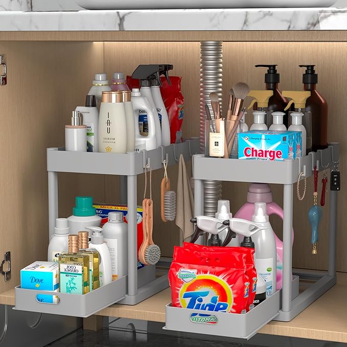 🗄️ Pull-Out Storage Organizer 🌿 | Tidy & Stylish Home ✨🏡