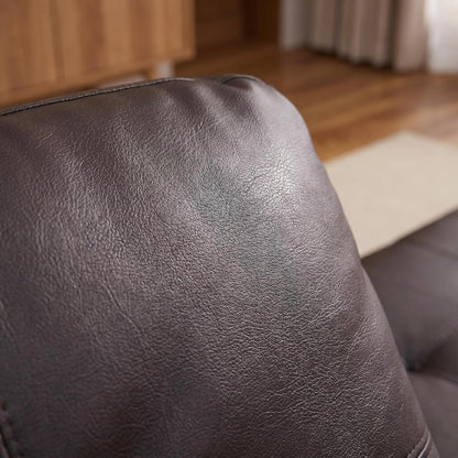🛋️ Luxe Leather Sectional ✨ | Cozy & Stylish Home 🌙💛