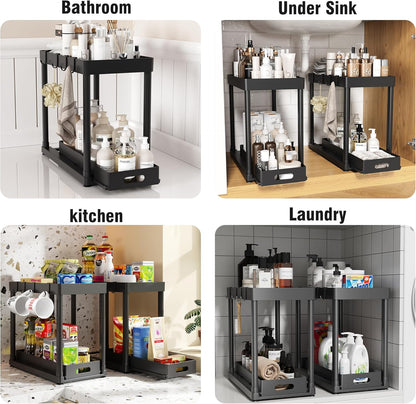 🗄️ Pull-Out Storage Organizer 🌿 | Tidy & Stylish Home ✨🏡